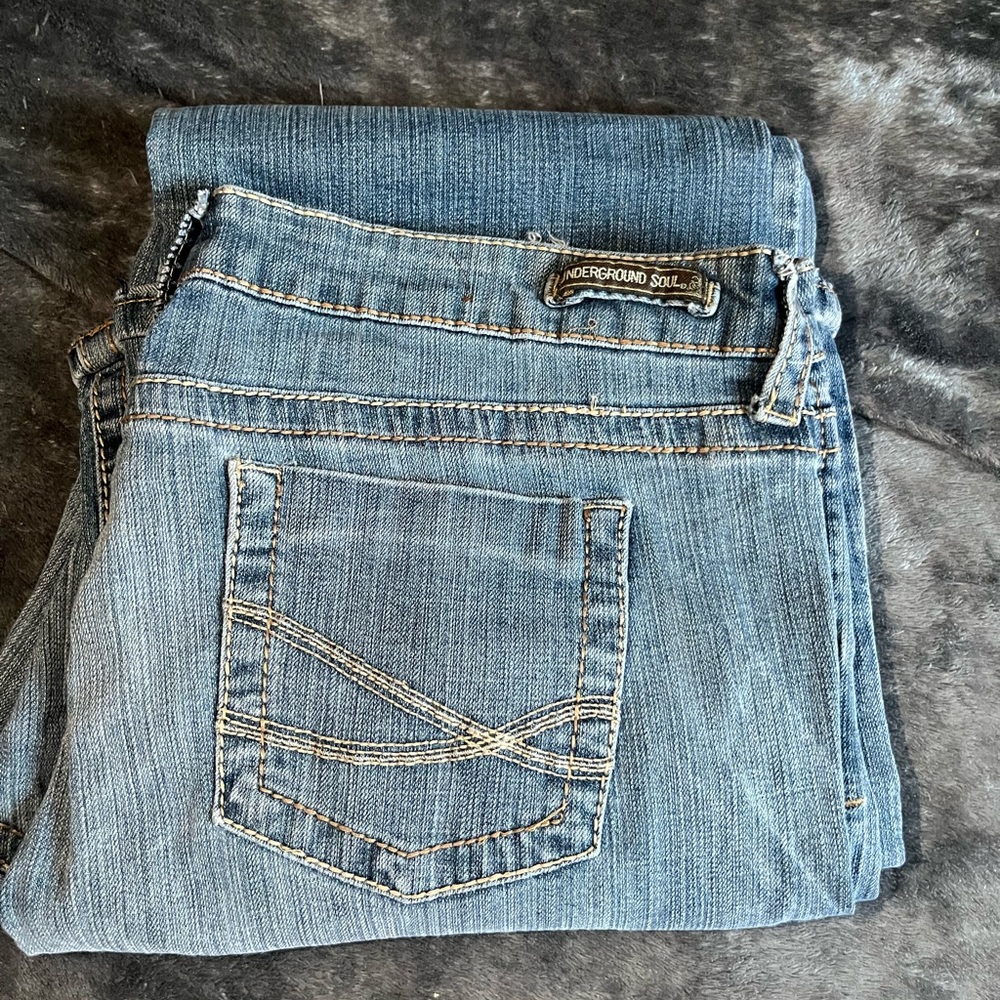 Underground soul denim jeans